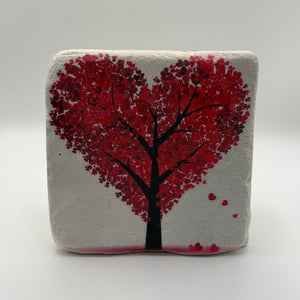 Heart of the Tree Stone Coaster