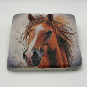 Horse Stone Coaster