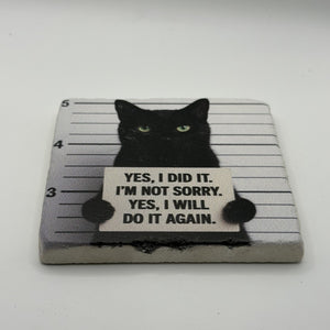 I Will Not Keep Calm And You Can Fuck Off Natural Travertine Stone Coaster artwork