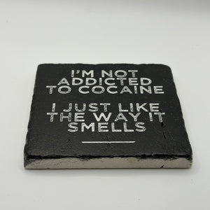 Im Not Gay But My Boyfriend Is Natural Travertine Stone Coaster 1