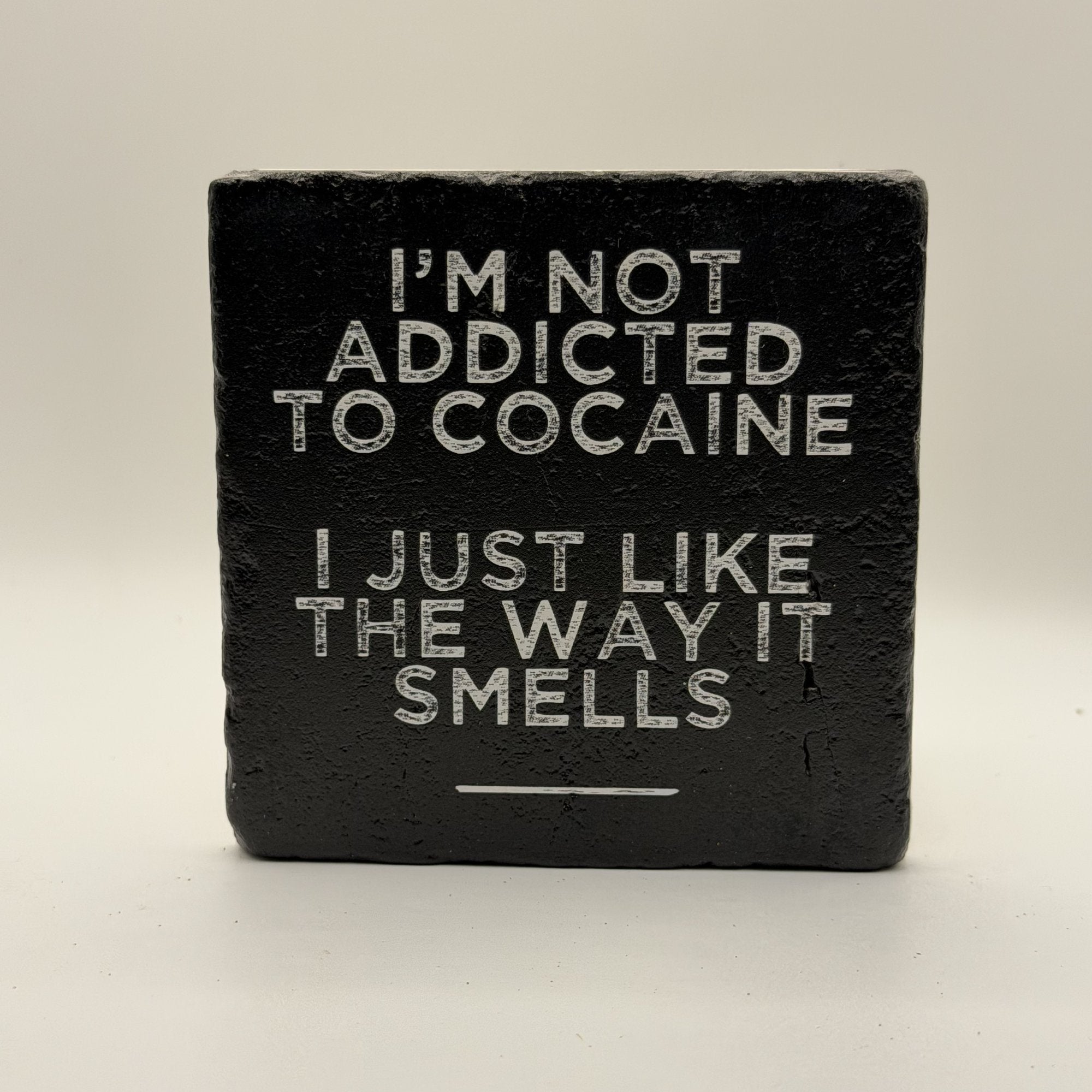 Im Not Gay But My Boyfriend Is Natural Travertine Stone Coaster 2