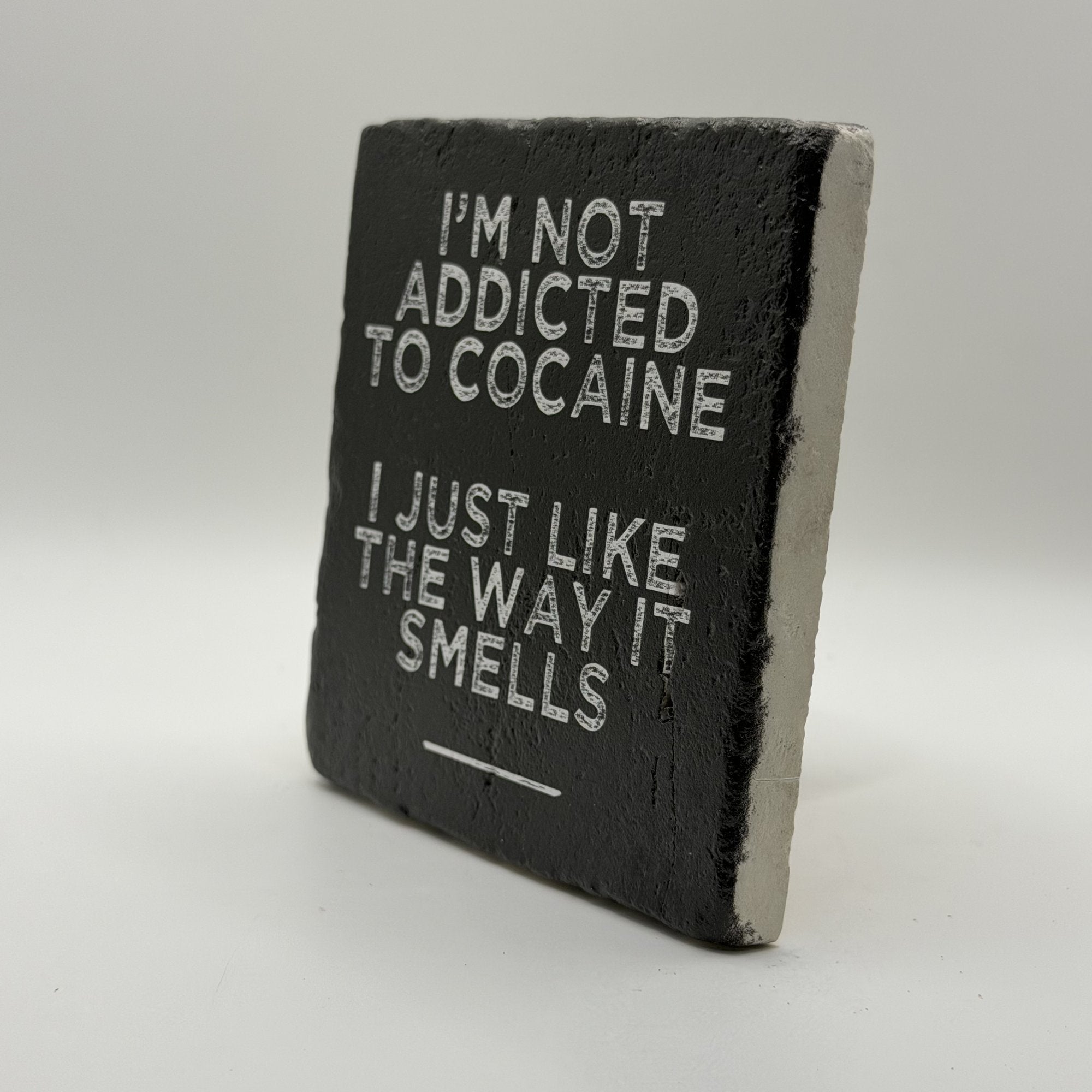 Im Not Gay But My Boyfriend Is Natural Travertine Stone Coaster 3
