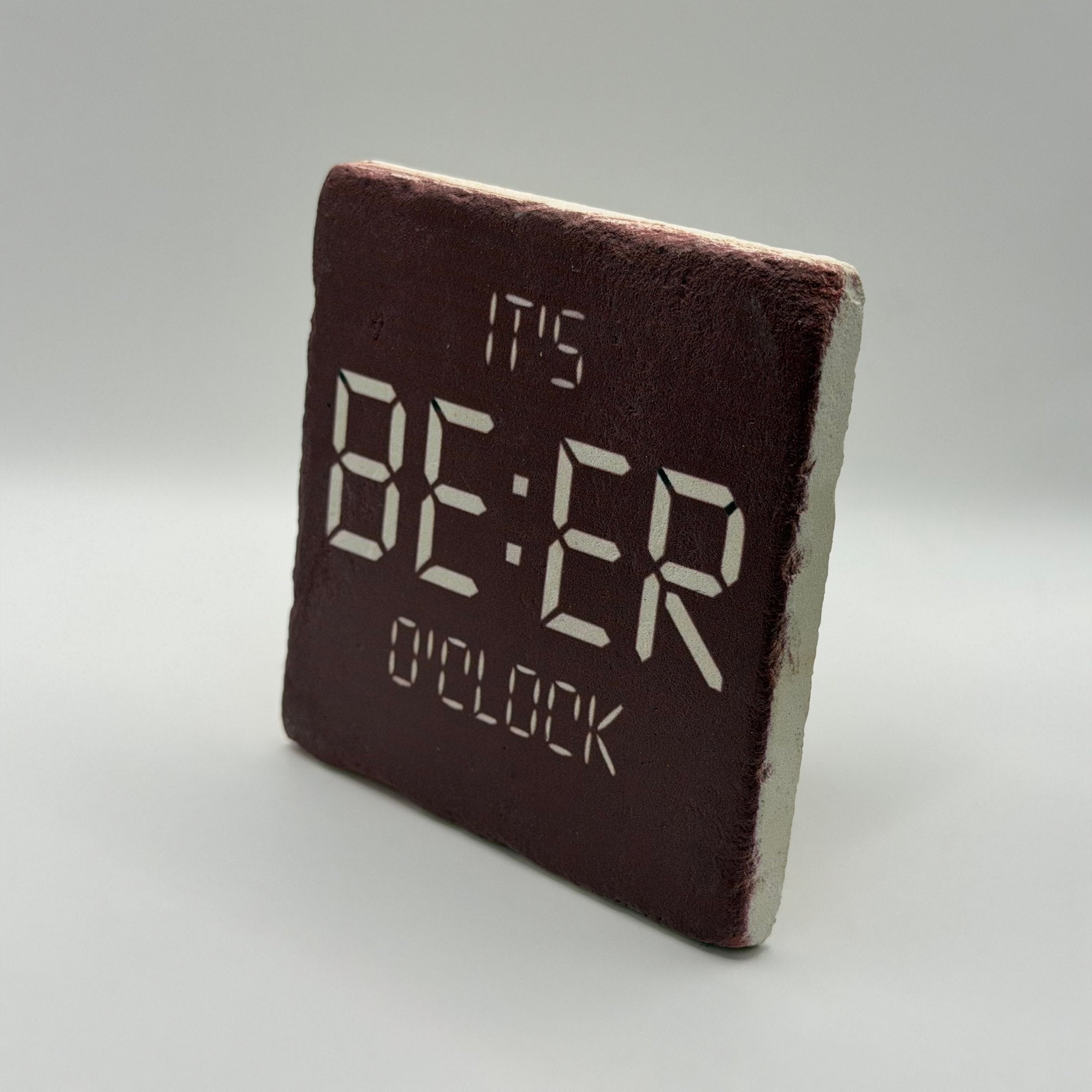 It's Beer O'clock Stone Coaster