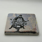 Jimmy The Mod Quadrophenia Natural Travertine Stone Coaster premium artwork