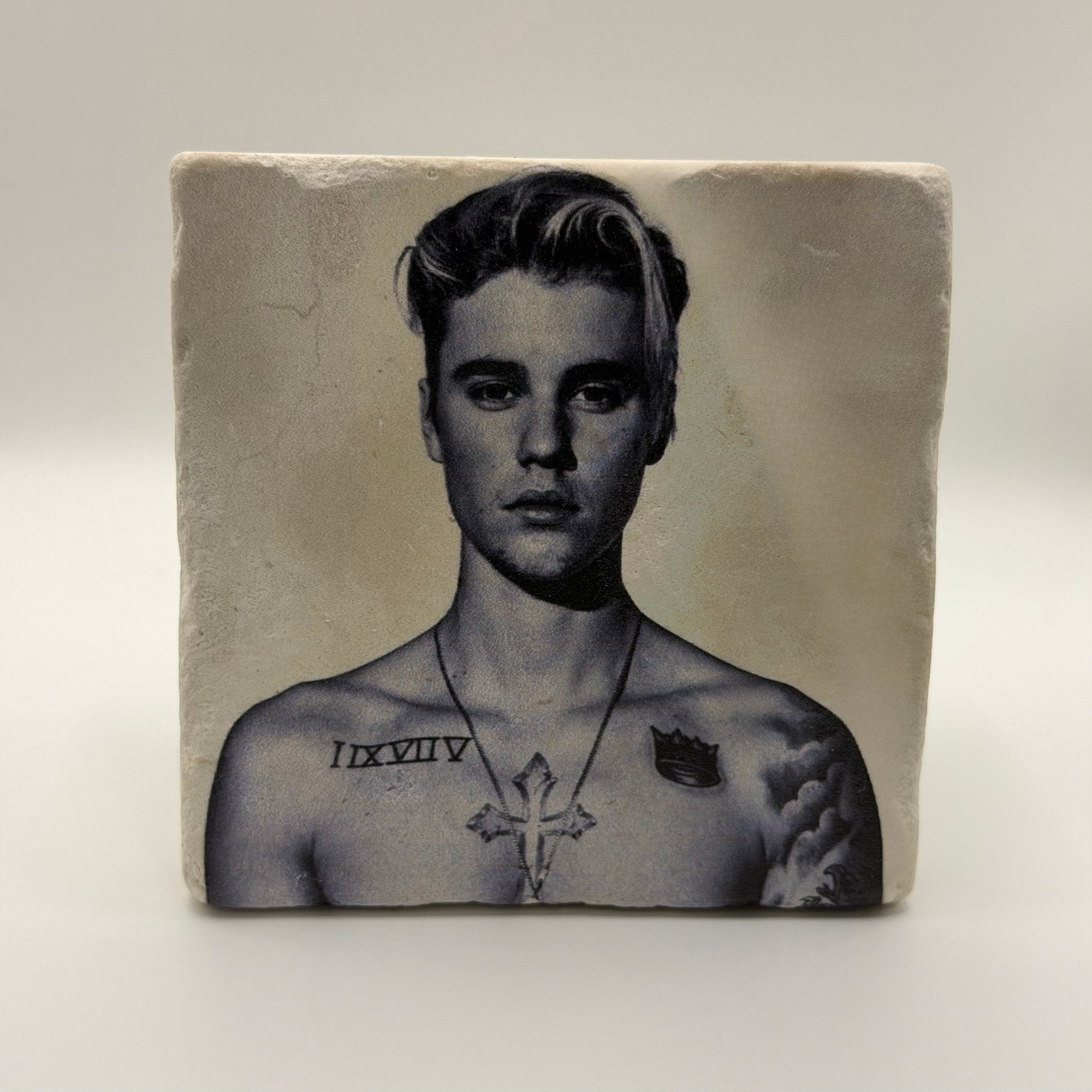 Justin Bieber Stone Coaster