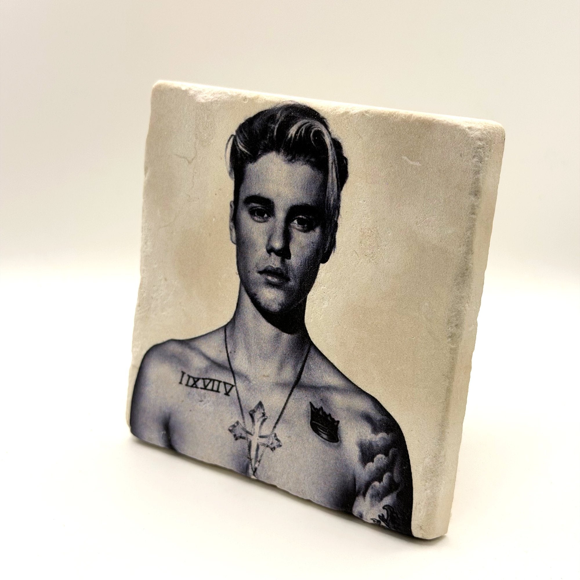Justin Bieber Stone Coaster