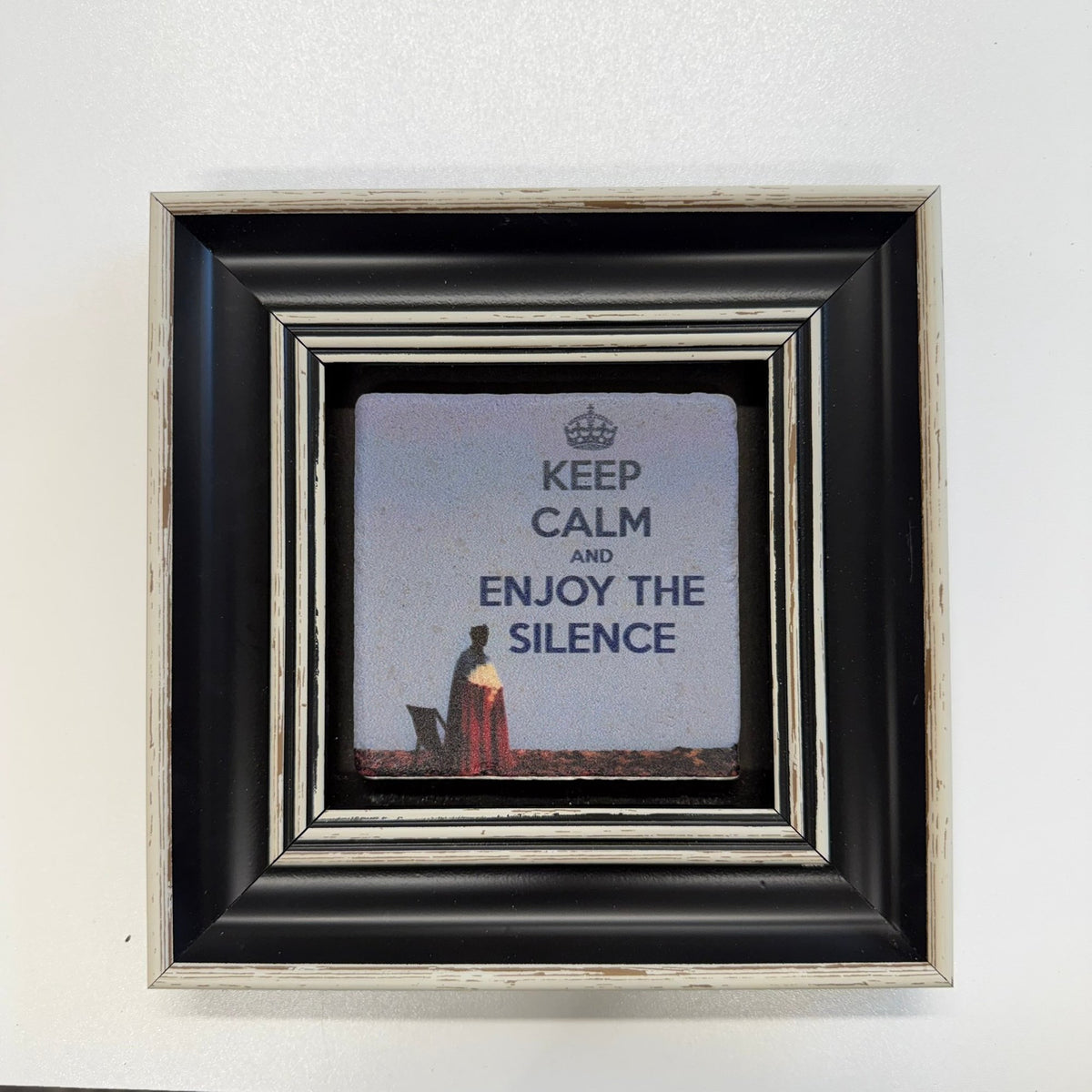 Variant Mapping v4 | keep-calm-and-enjoy-the-silence-natural-stone-coaster | with Black Frame | sha256:e3a77092da03