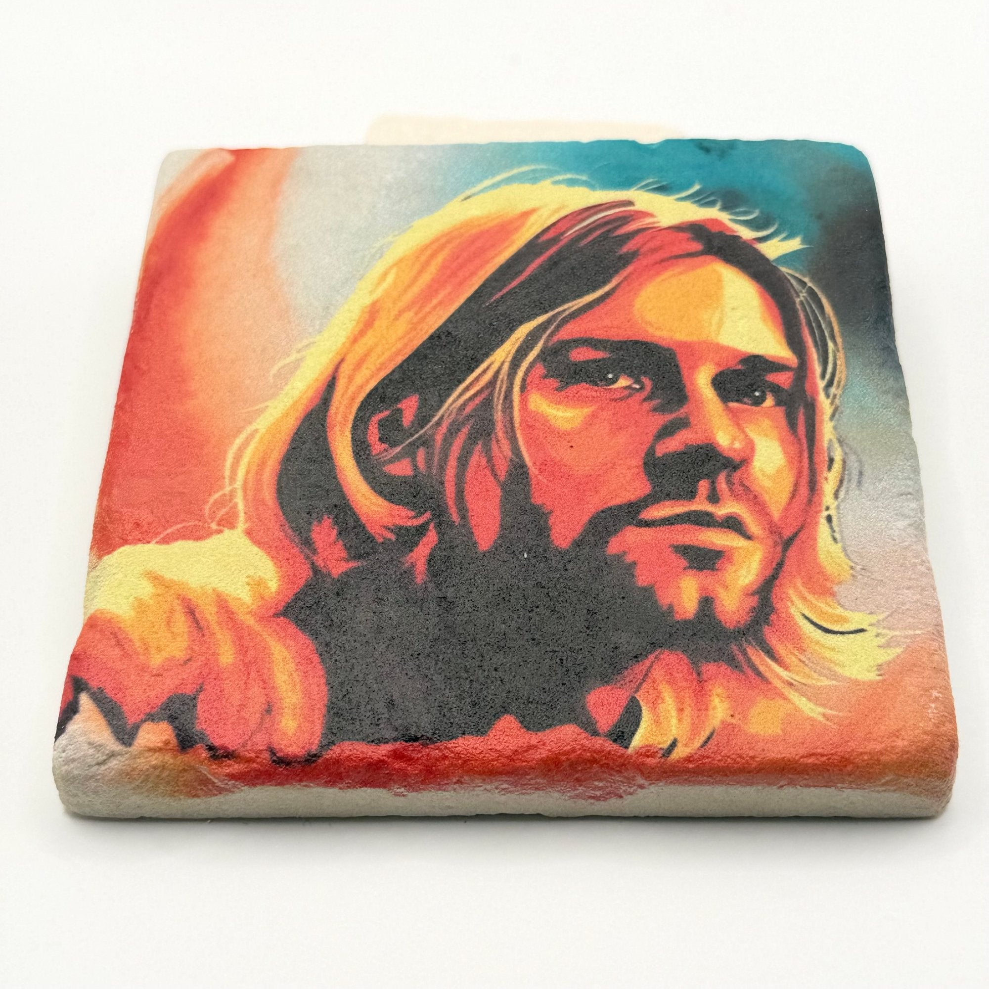 Kurt Cobain Stone Coaster