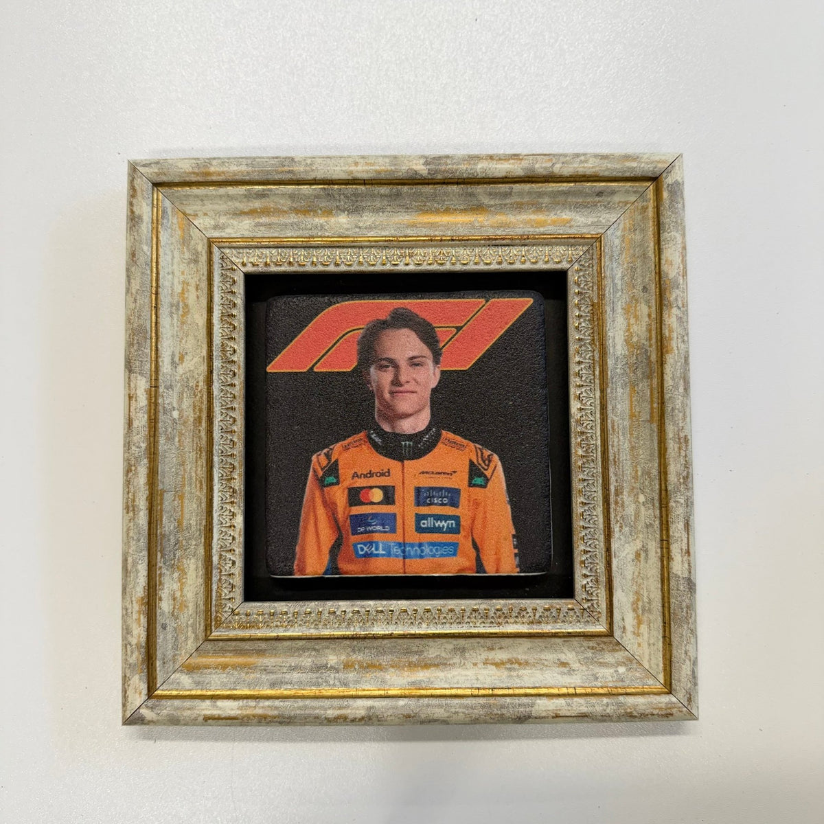 Variant Mapping v4 | lando-norris-mclaren-natural-stone-coaster | with Gold Frame | sha256:aba490fb0616