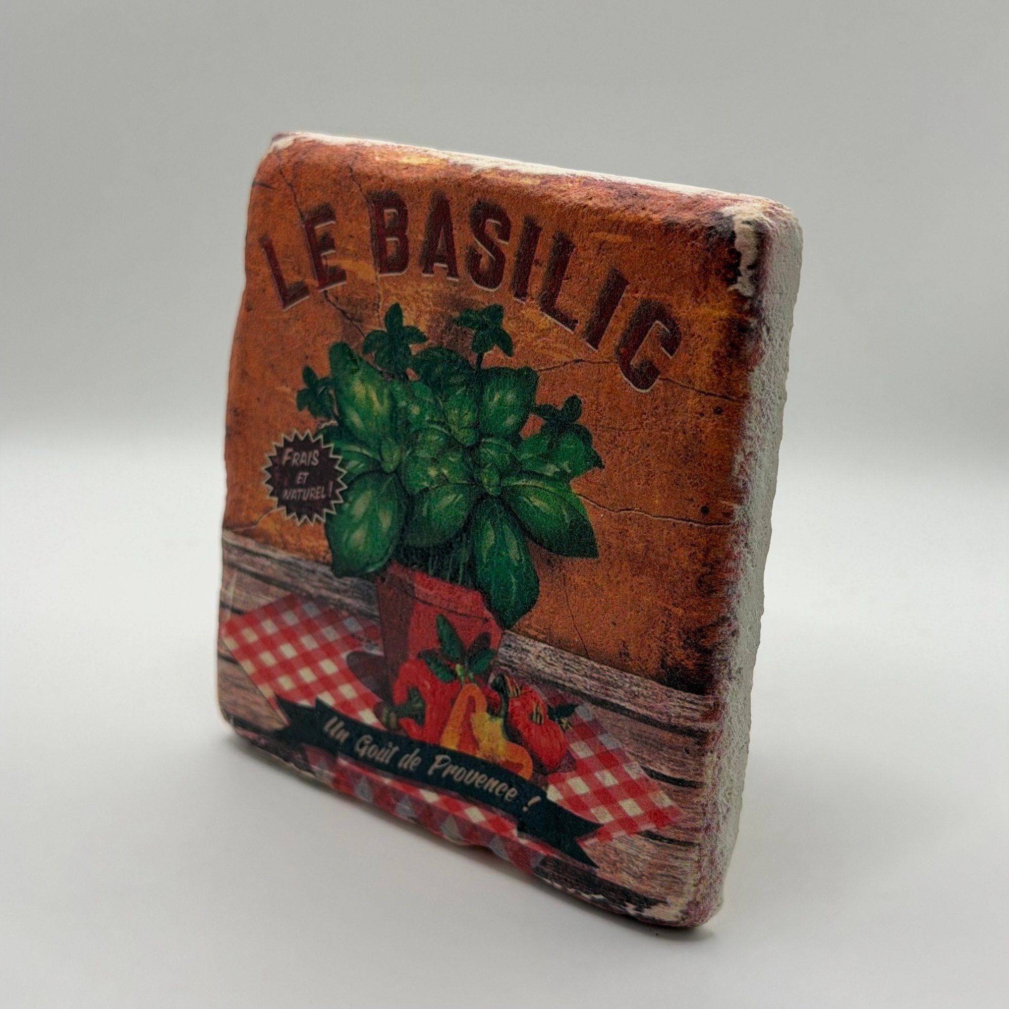 Le Basilic Food Stone Coaster