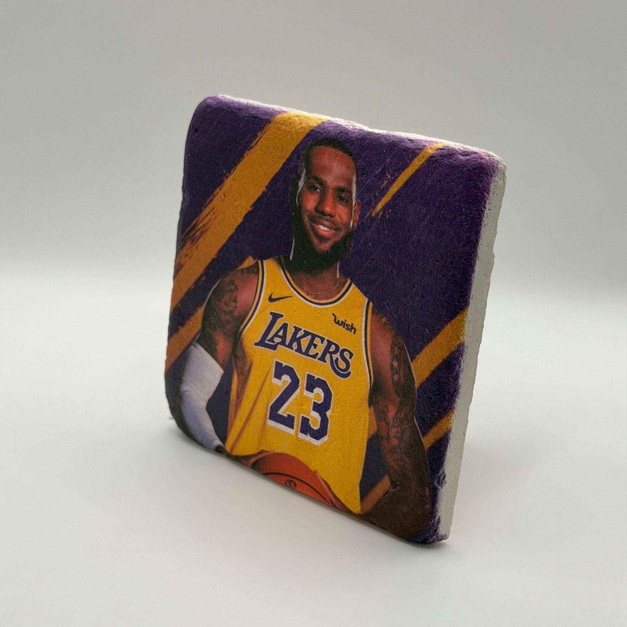 Lebron James Lakers Stone Coaster