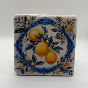 Lemon Ceramic Stone Coaster