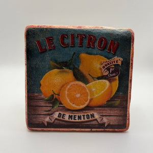 Lemons Stone Coaster