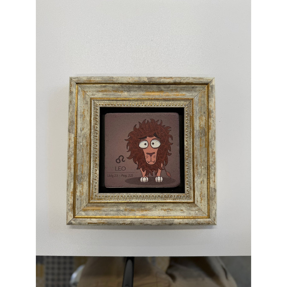 Variant Mapping v4 | leo-natural-travertine-stone-coaster | with Gold Frame | sha256:946025ee151a