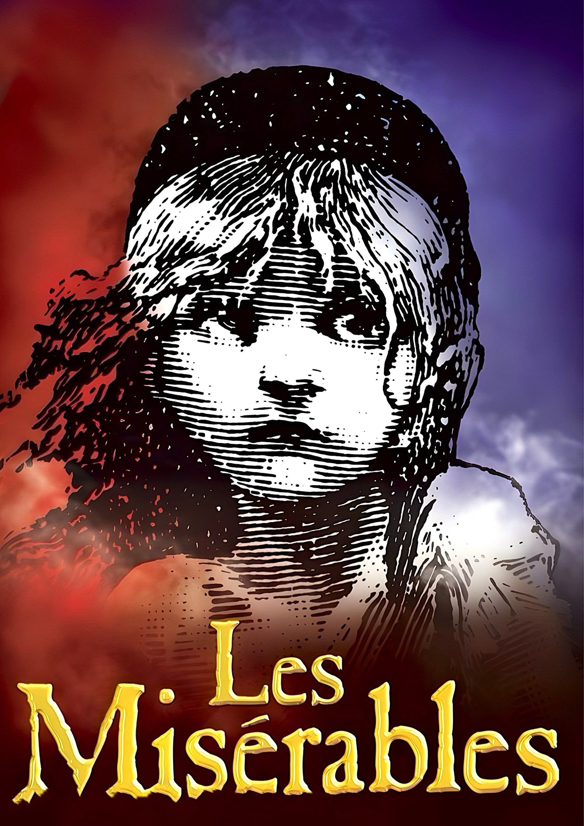 Les Miserables Cosette artwork printed on MDF wall poster