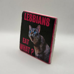 Lesbians Eat What Stone Coaster