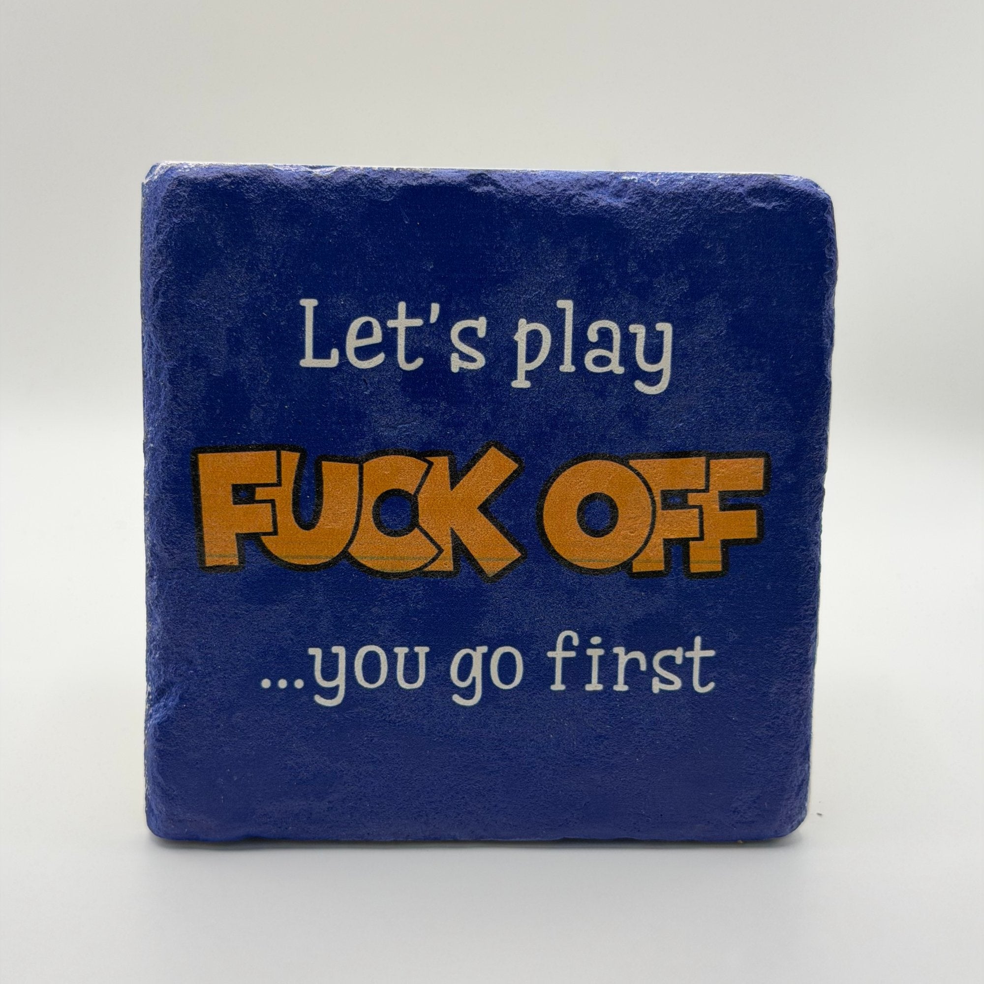 Let's Play! Stone Coaster - Natural Travertine
