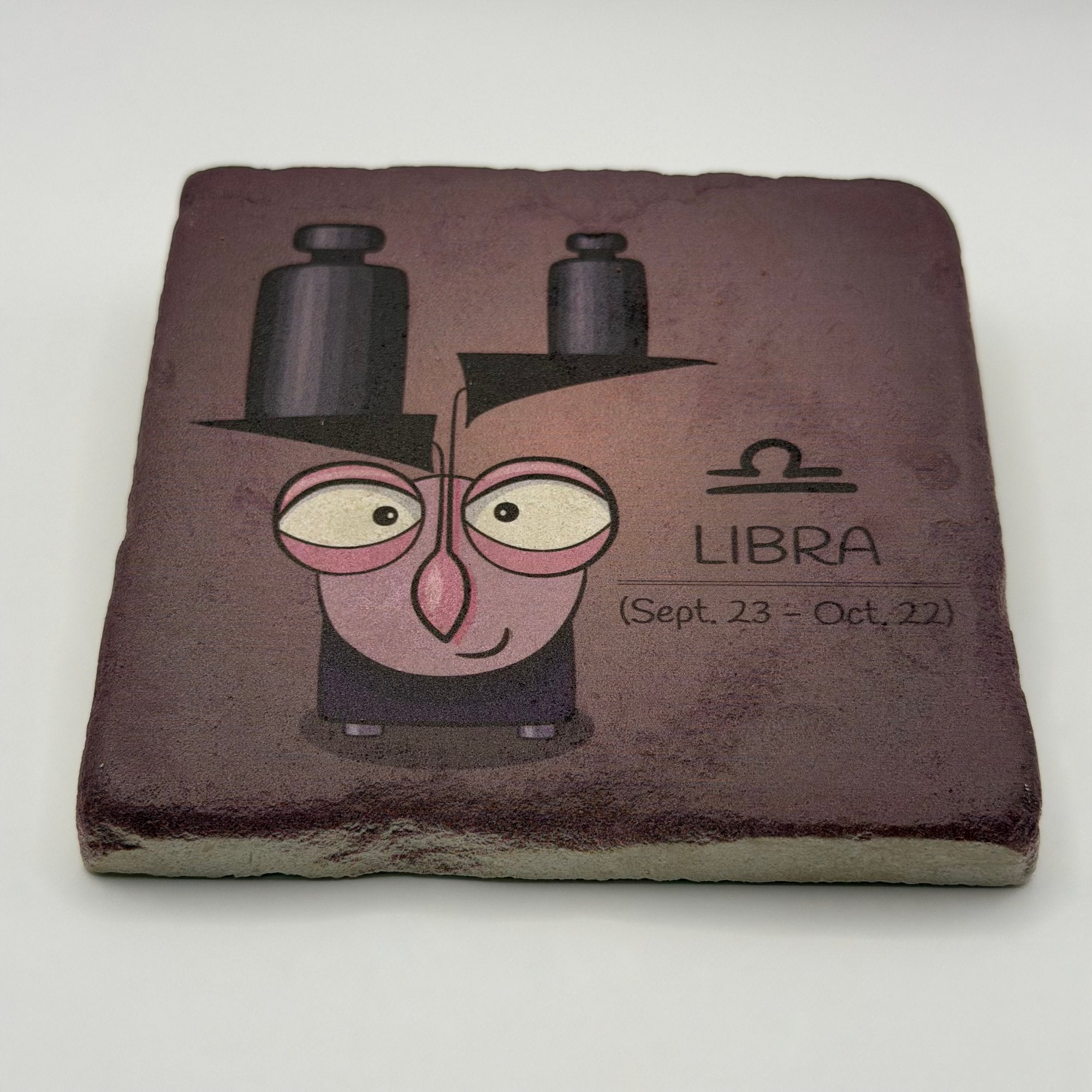Libra Stone Coaster