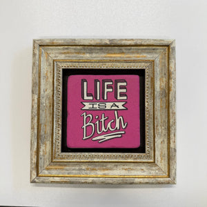 Variant Mapping v4 | life-is-a-bitch-natural-stone-coaster | with Gold Frame | sha256:99a7e7663267