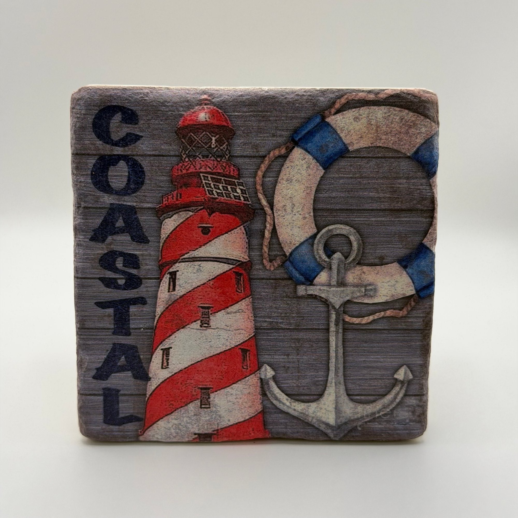 Lighthouse Stone Coaster