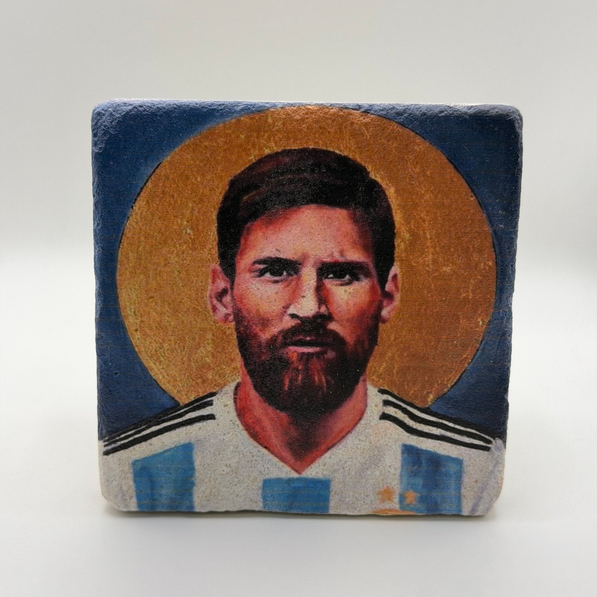 Lionel Messi Stone Coaster Soccer Player Gift