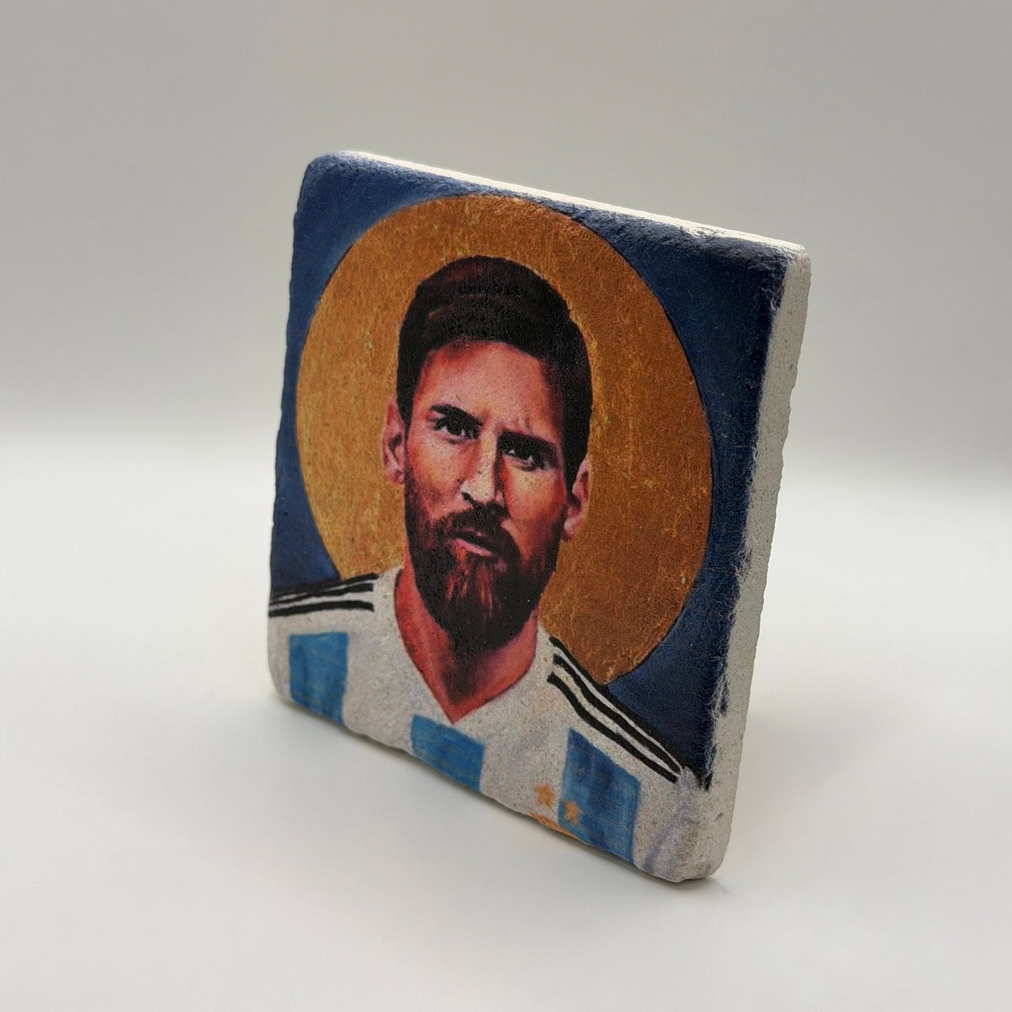 Lionel Messi Stone Coaster Soccer Player Gift