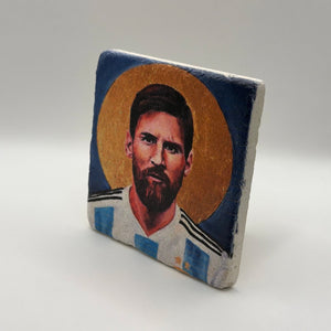 Lionel Messi Stone Coaster Soccer Player Gift