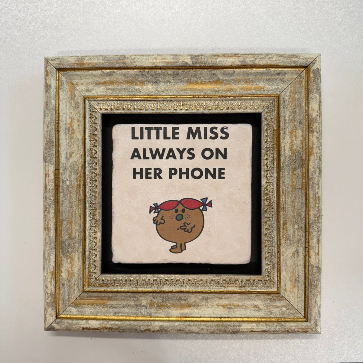Variant Mapping v4 | little-miss-always-on-her-phone-natural-stone-coaster | with Gold Frame | sha256:7f7722db081f