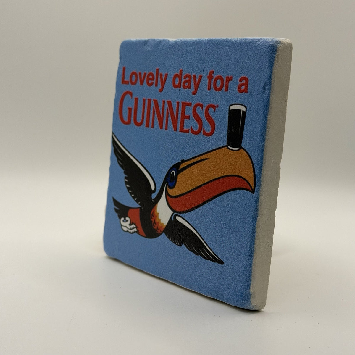 Little Miss Love Her Bestfriend Natural Travertine Stone Coaster artwork