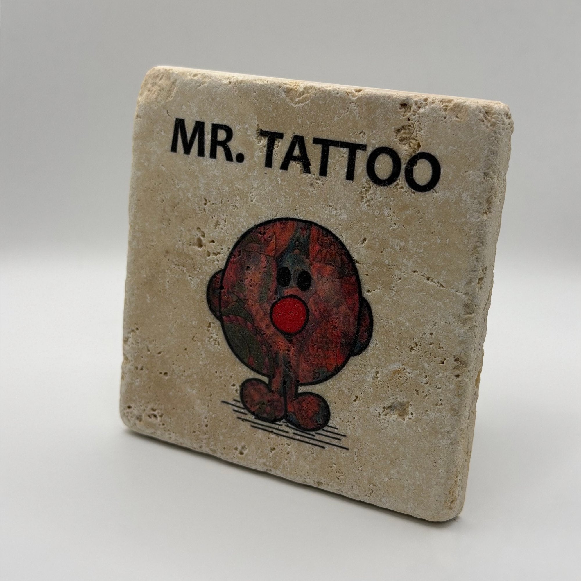 Mr. Tattoo Stone Coaster | Little Miss Cute Gift