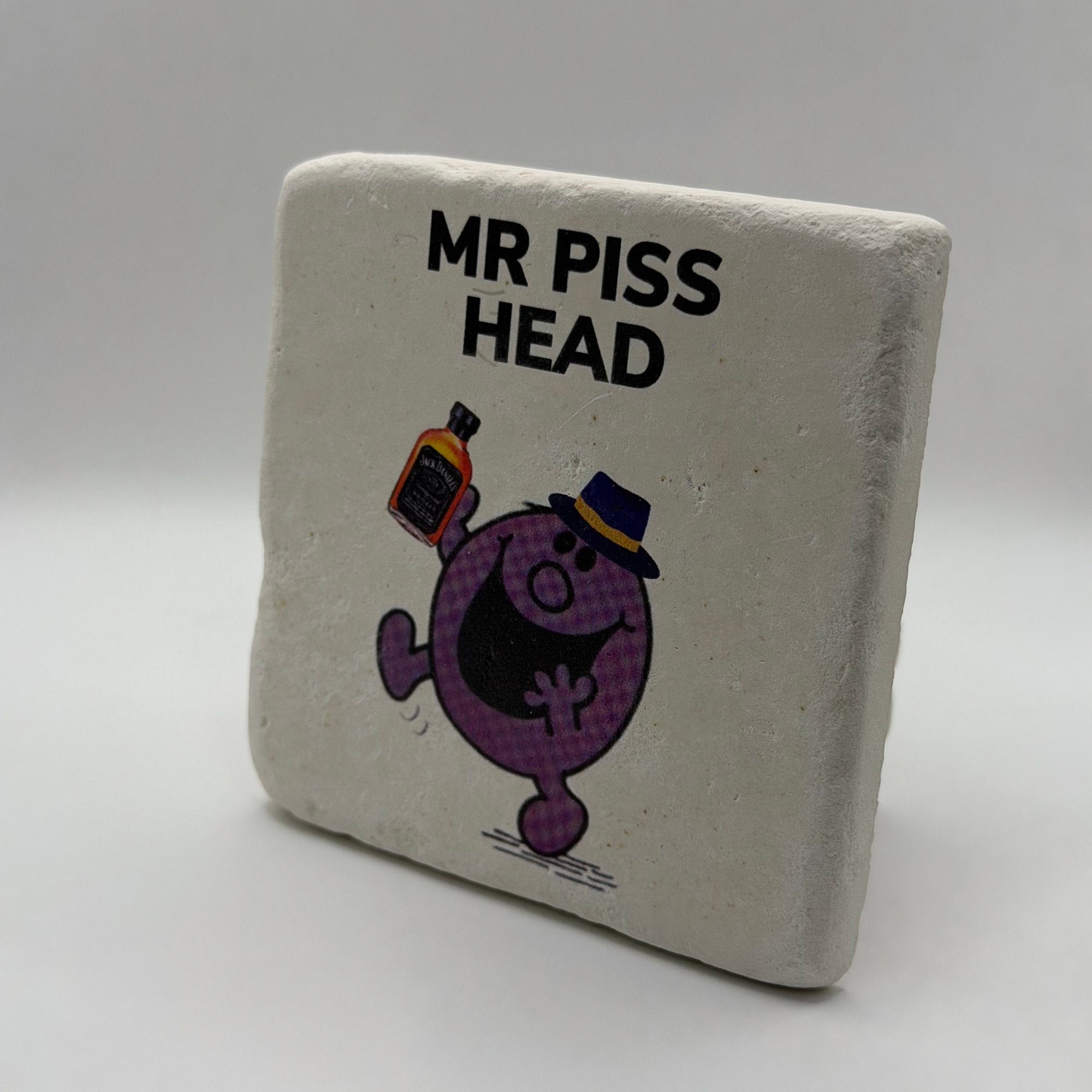 Little Miss Piss Head Stone Coaster