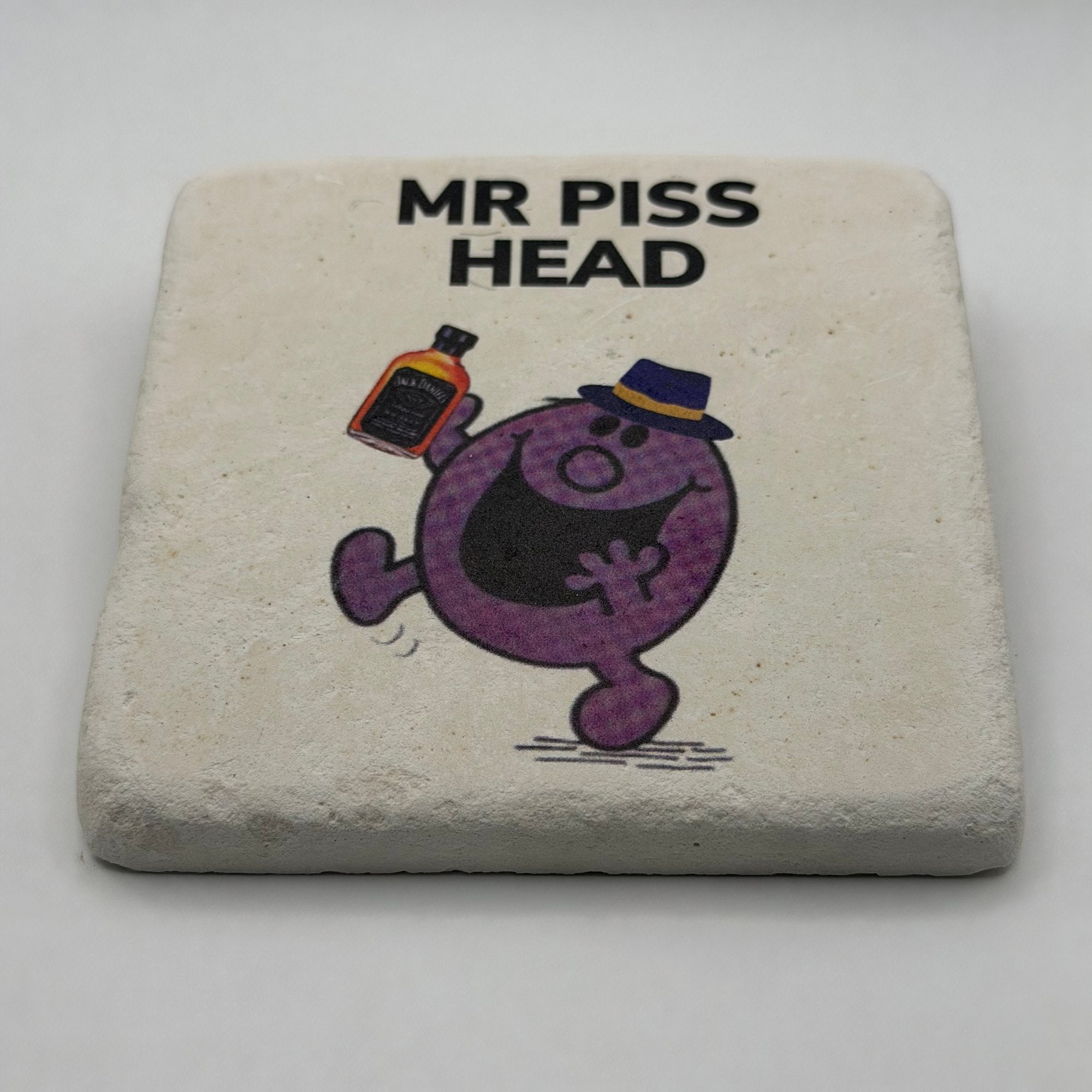 Little Miss Piss Head Stone Coaster
