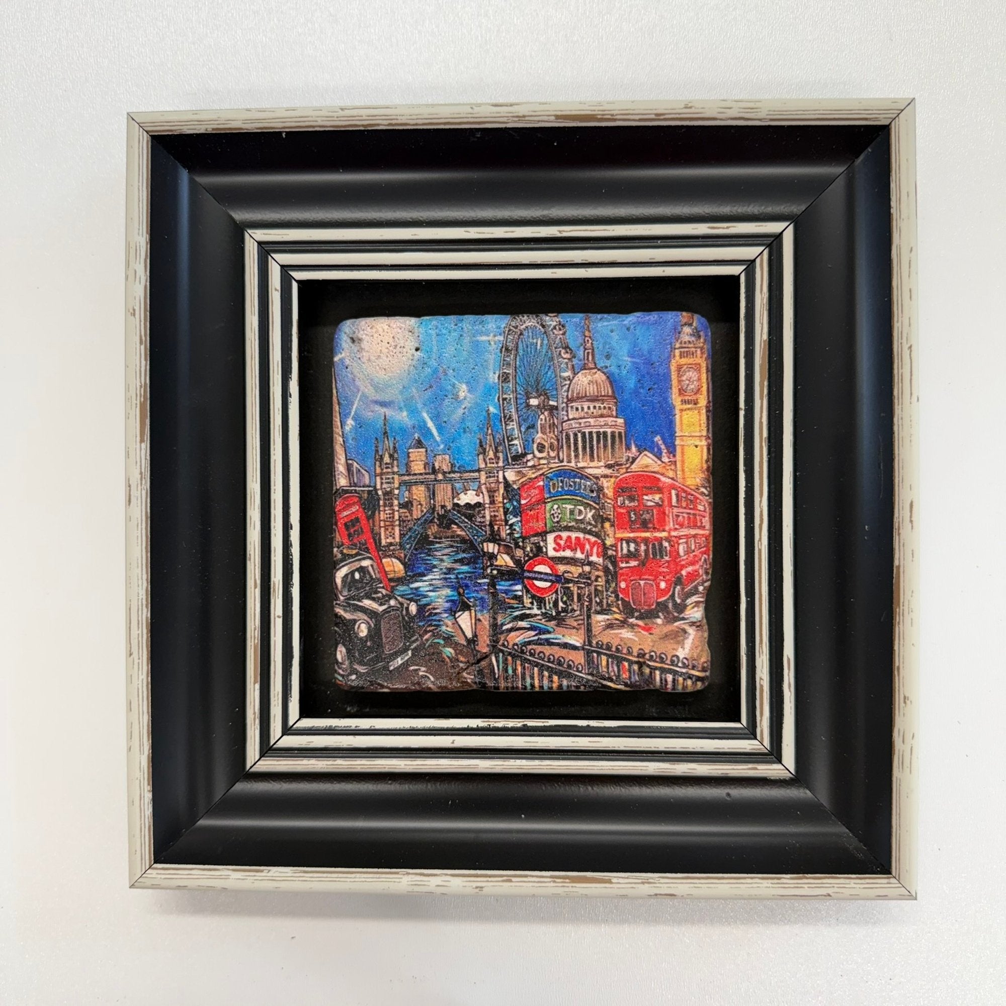Variant Media V2 | london-london-paint-natural-stone-coaster | black | variant_main | sha256:7d8be5760ab9