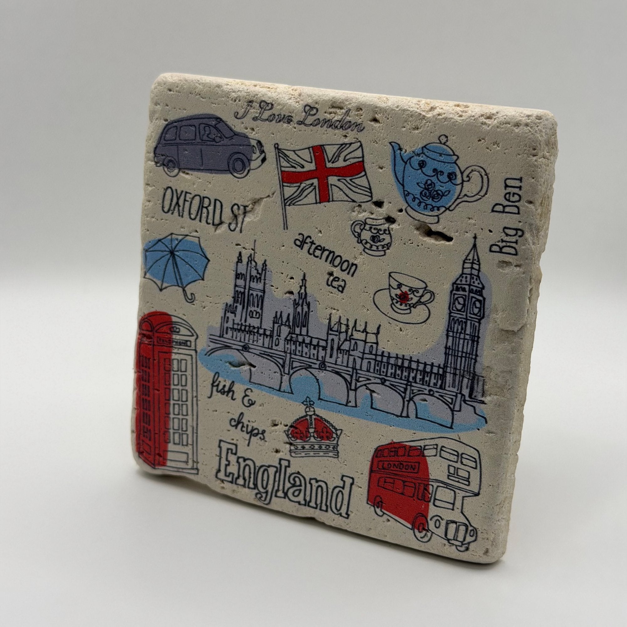 London Mix Stone Coaster