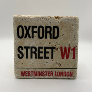 London Oxford Street Stone Coaster