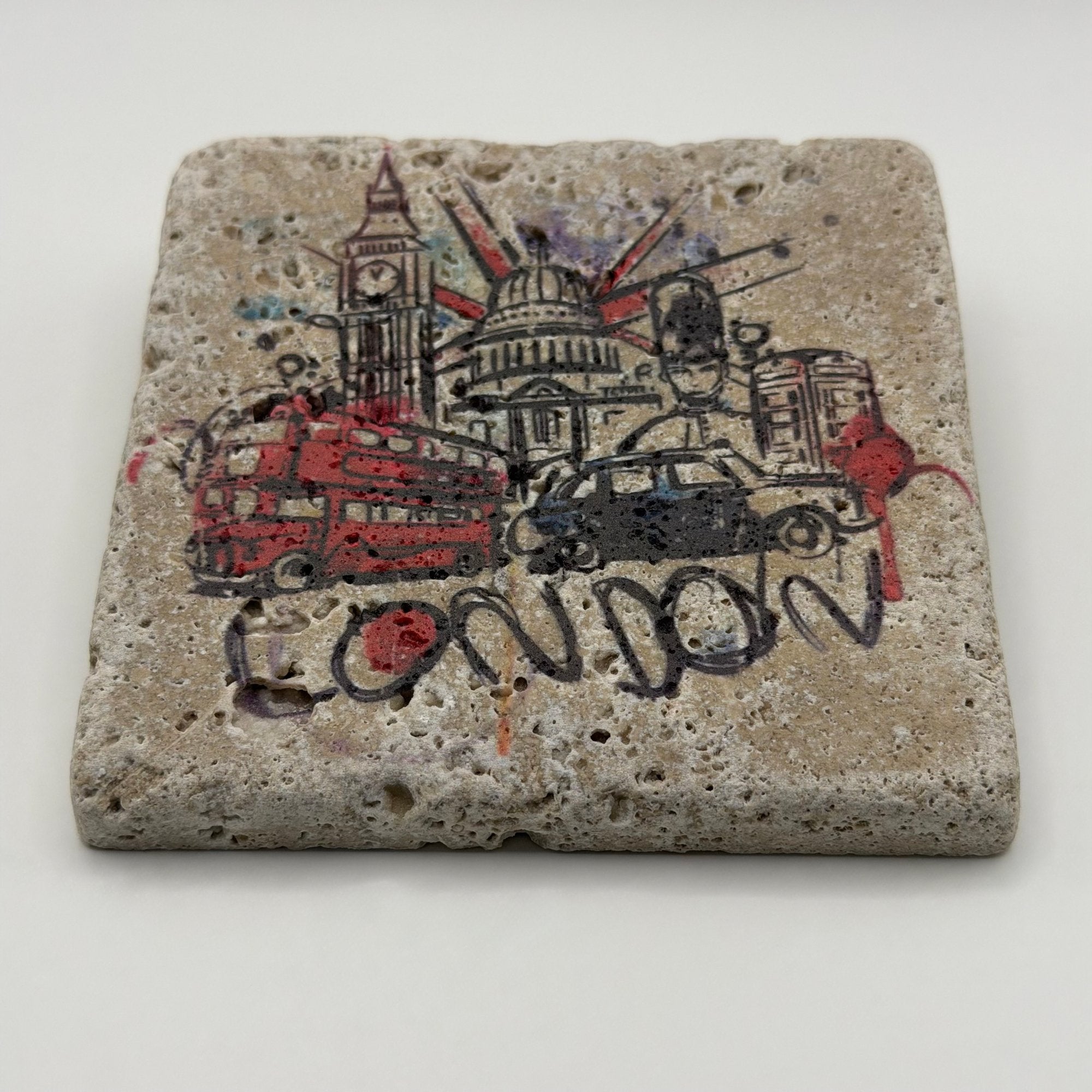 London Scramble Stone Coaster