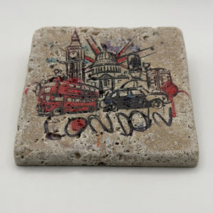 London Scramble Stone Coaster