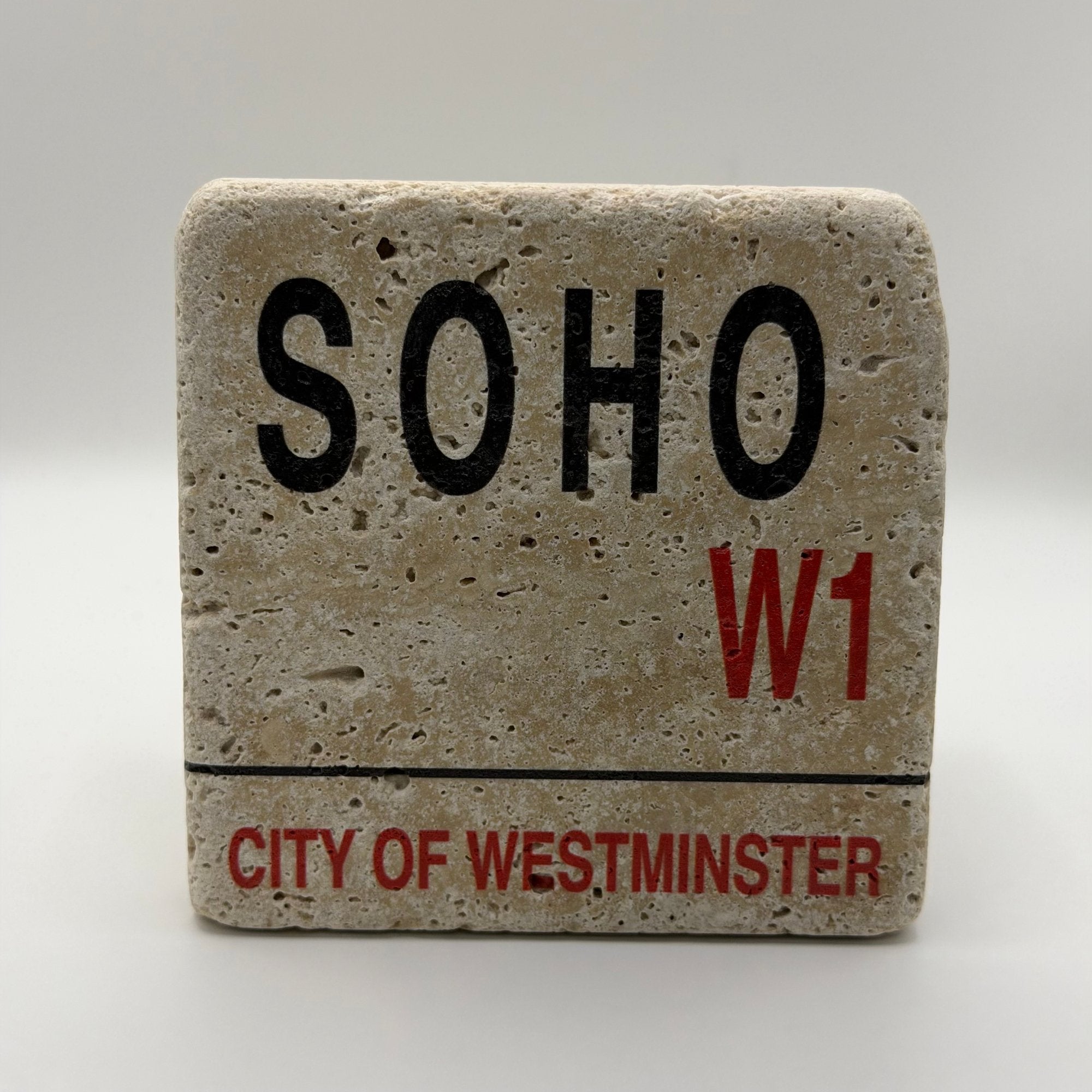 London Soho W1 Stone Coaster