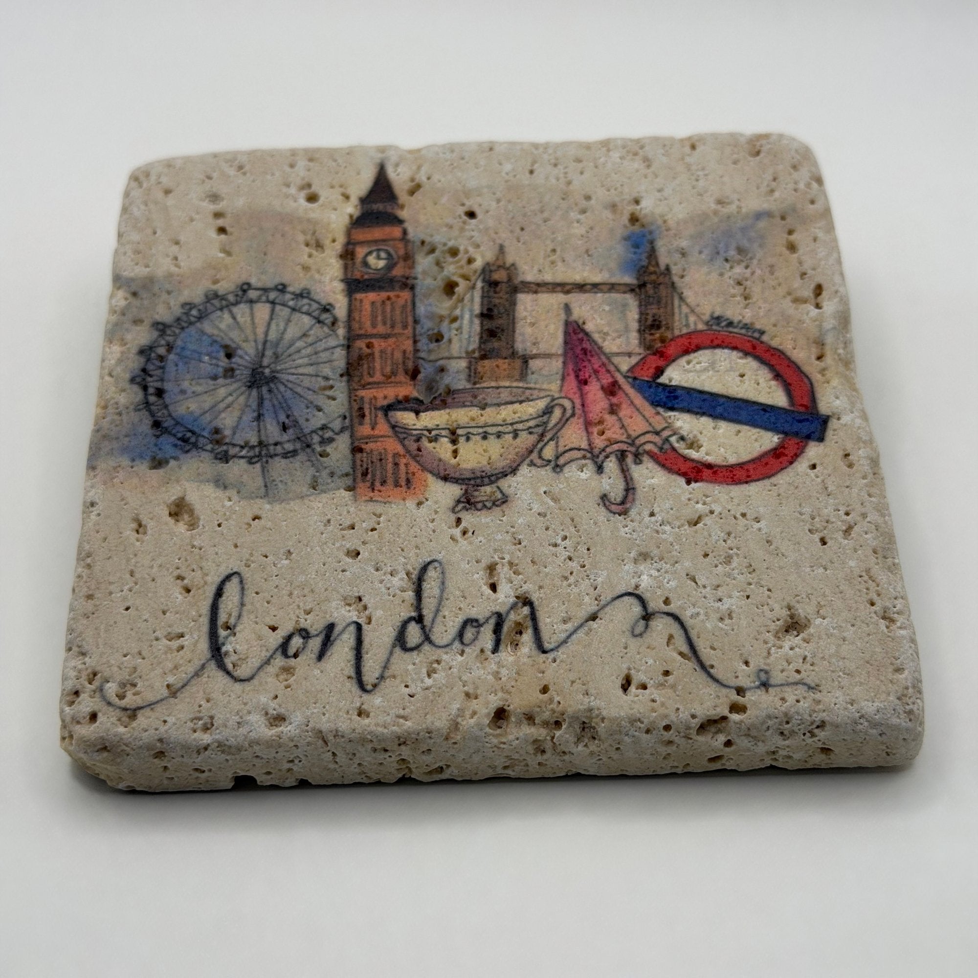 London Tea Big Ben Stone Coaster