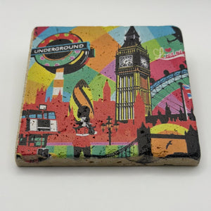 London Underground Art Stone Coaster