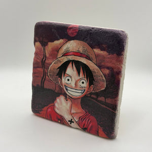 Luffy One Piece Stone Coaster