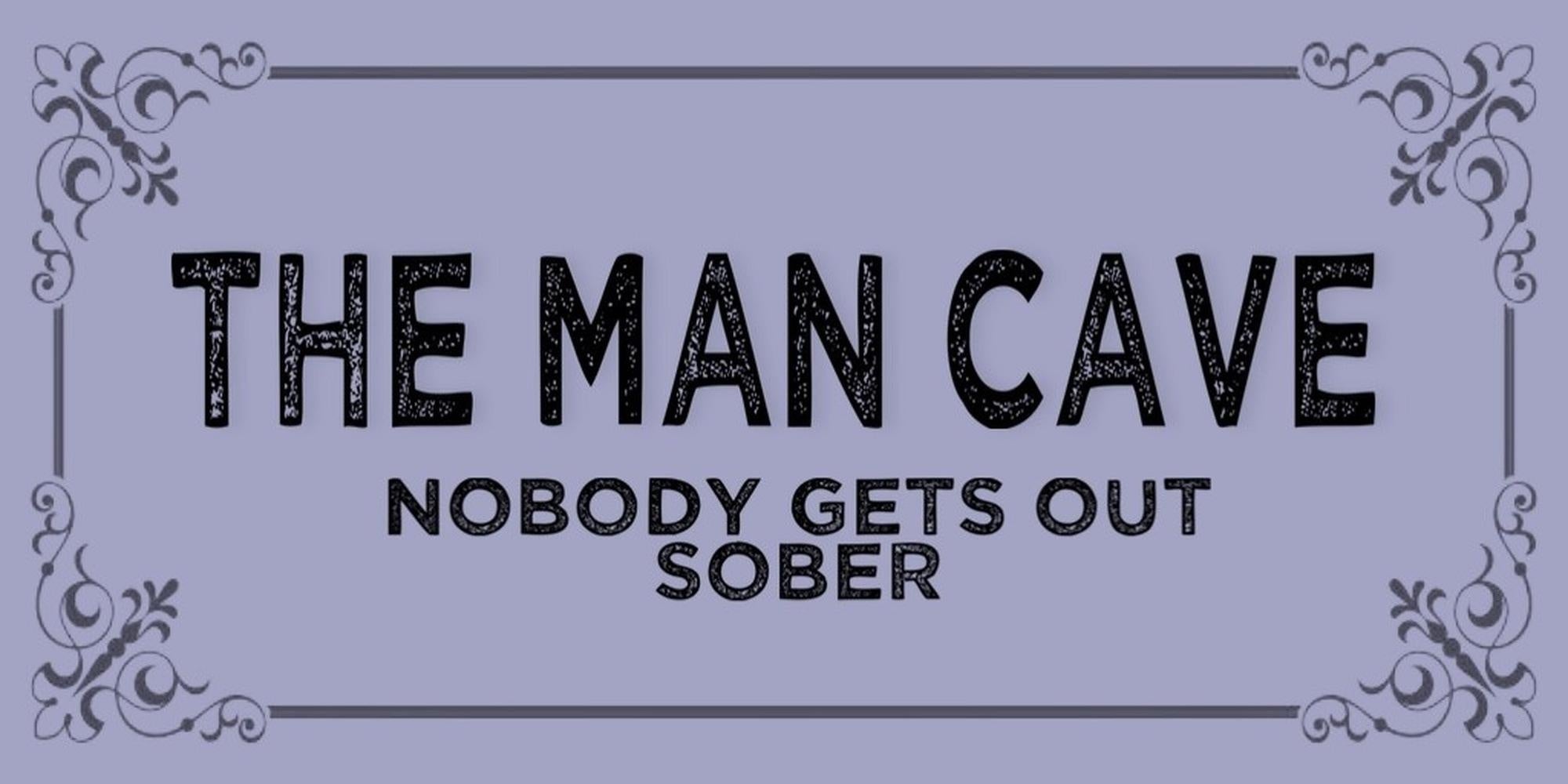 Nobody gets out sober quote design displayed as a decorative MDF wall sign