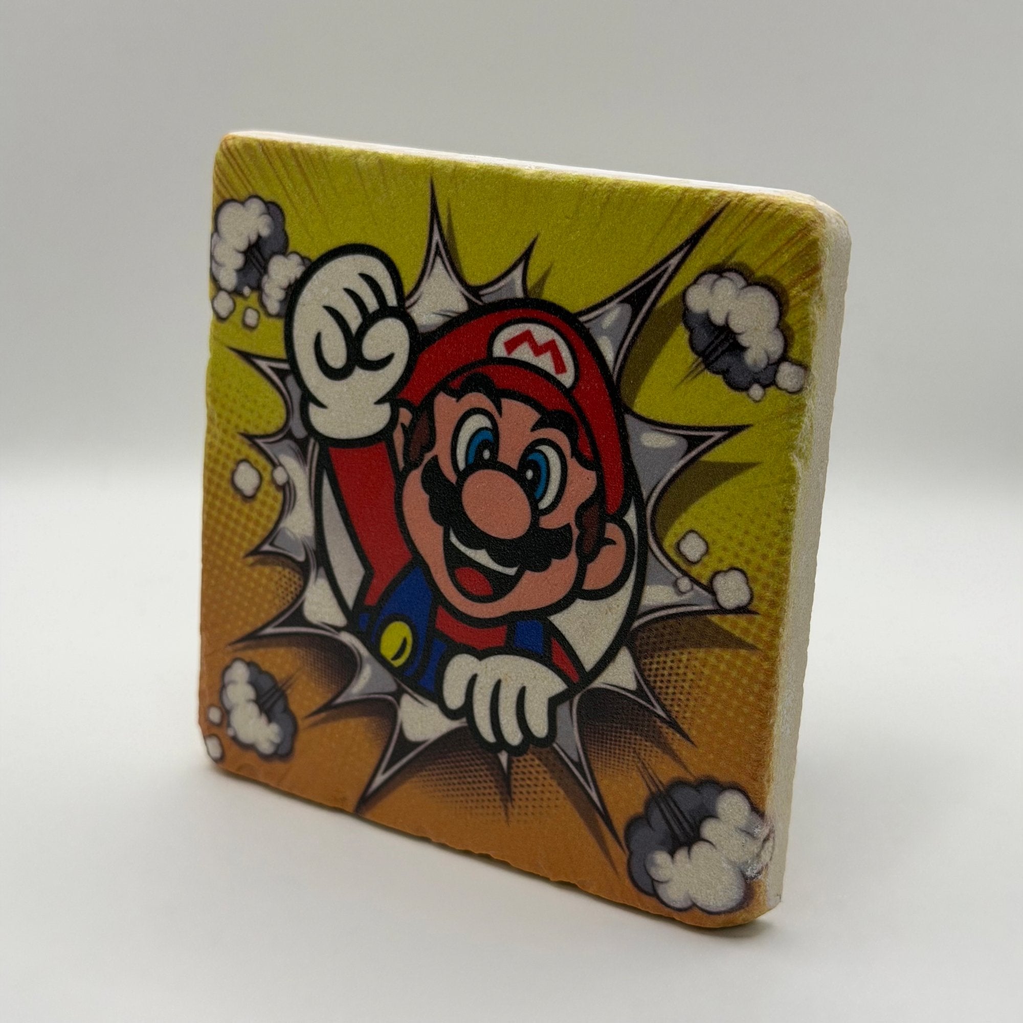 Super Mario Brother Stone Coaster