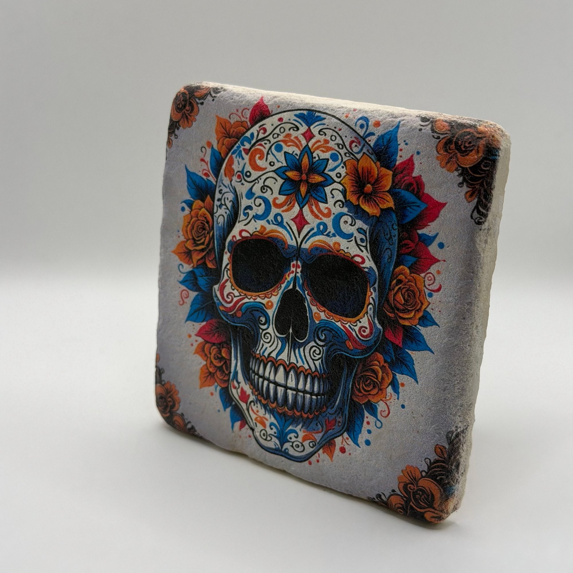 Mexican Sugar Skull Stone Coaster