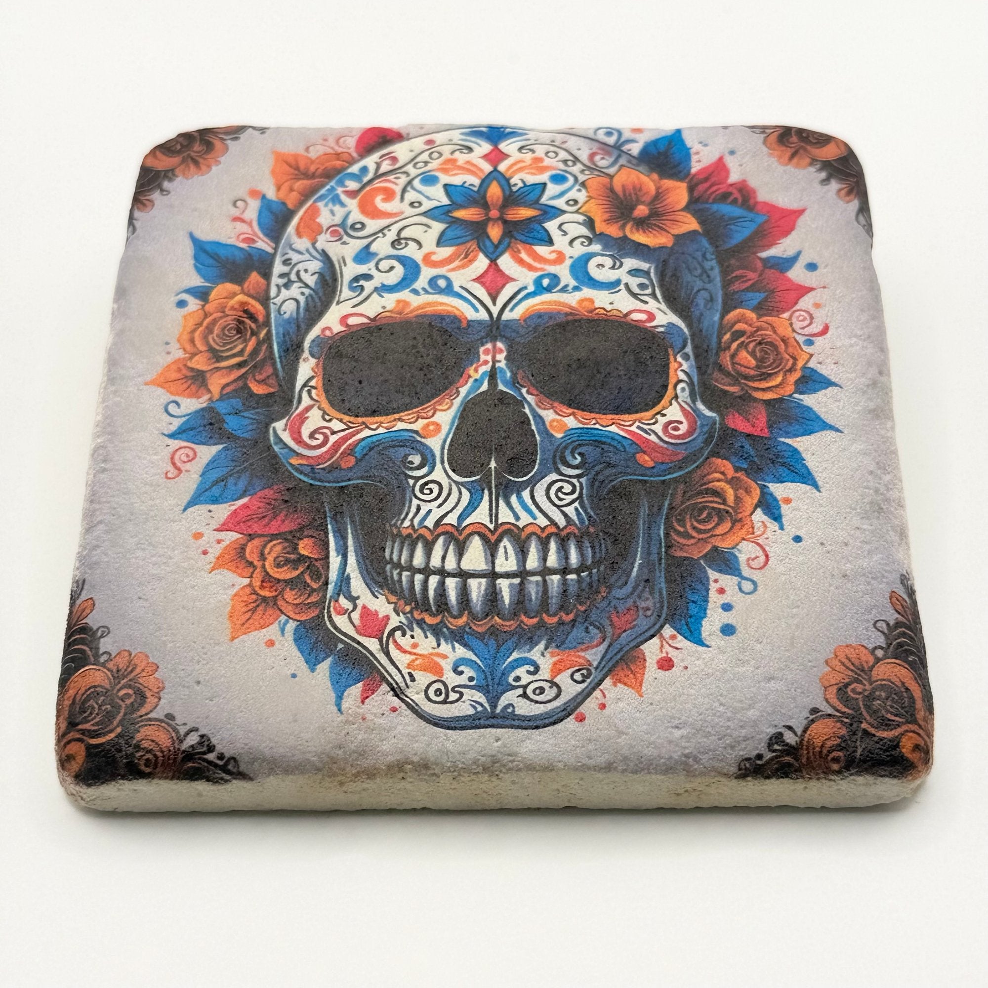 Mexican Sugar Skull Stone Coaster