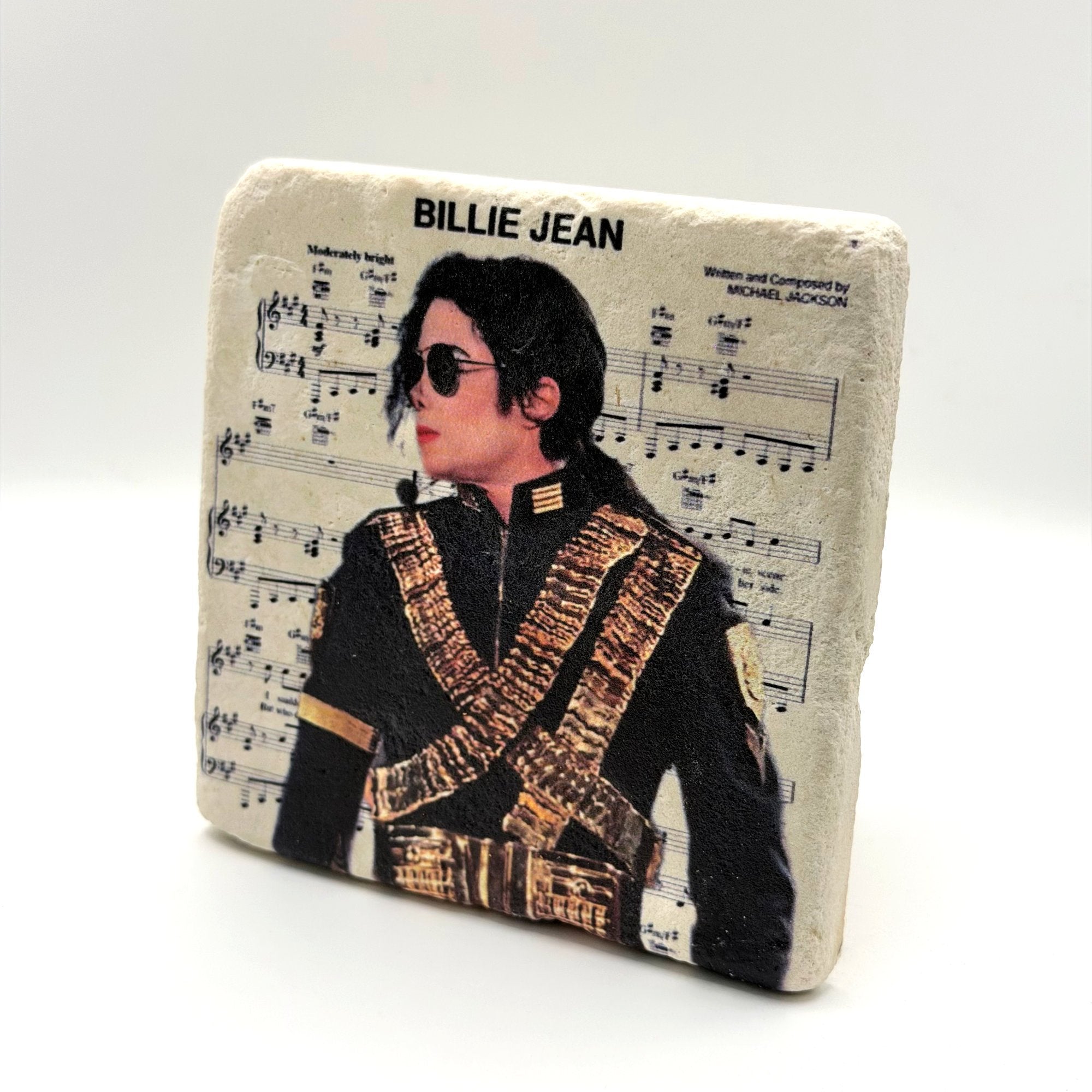 Michael Jackson Billie Jean Stone Coaster