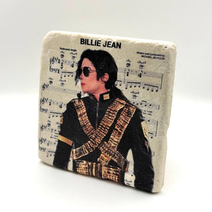 Michael Jackson Billie Jean Stone Coaster