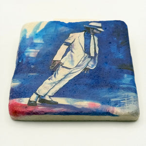 Michael Jackson Smooth Criminal Stone Coaster