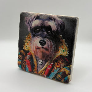Military Dog Stone Coaster