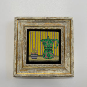 Variant Mapping v4 | mocha-pot-yellownatural-stone-coaster | with Gold Frame | sha256:9523af14b536